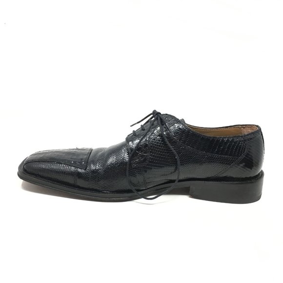 David Eden Oxfords Shoes Size 9.5 Black Croc Liz main image 7